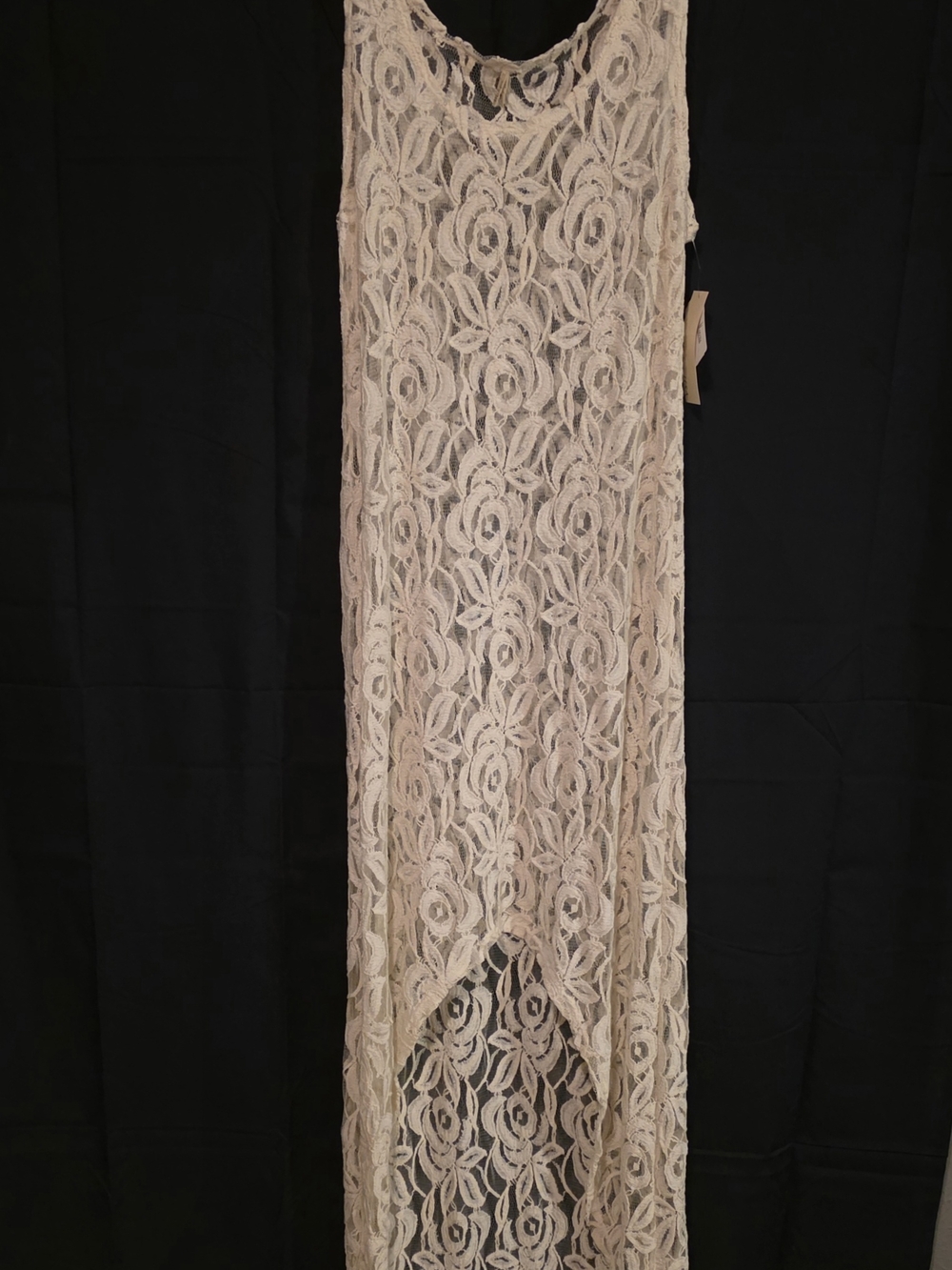 Madigan Beige Lace Maxi Dress